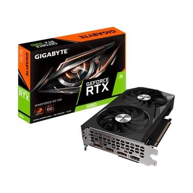 Placa de vídeo Gigabyte GeForce RTX 3060 Windforce OC
