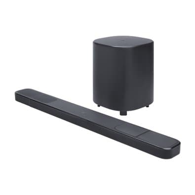 Soundbar JBL Bar 1000 M2, 7.1.4 Canais, Dolby Atmos e DTS:X, Subwoofer Sem Fio, Preta - JBLBAR1000M2BLKBR