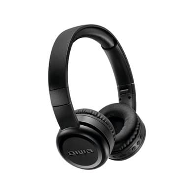 Headphone Bluetooth AIWA AWS-HP-03-B, Design Dobrável, Confortável com Microfone, Preto - AWS-HP-03-B