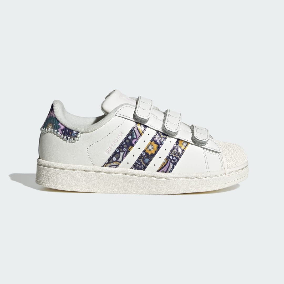 adidas Liberty London Superstar II Comfort Closure Infantil Branco