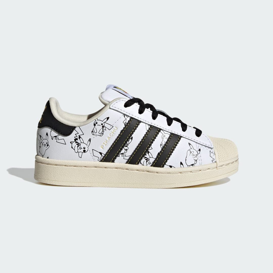 adidas Pokémon Superstar II Infantil Branco