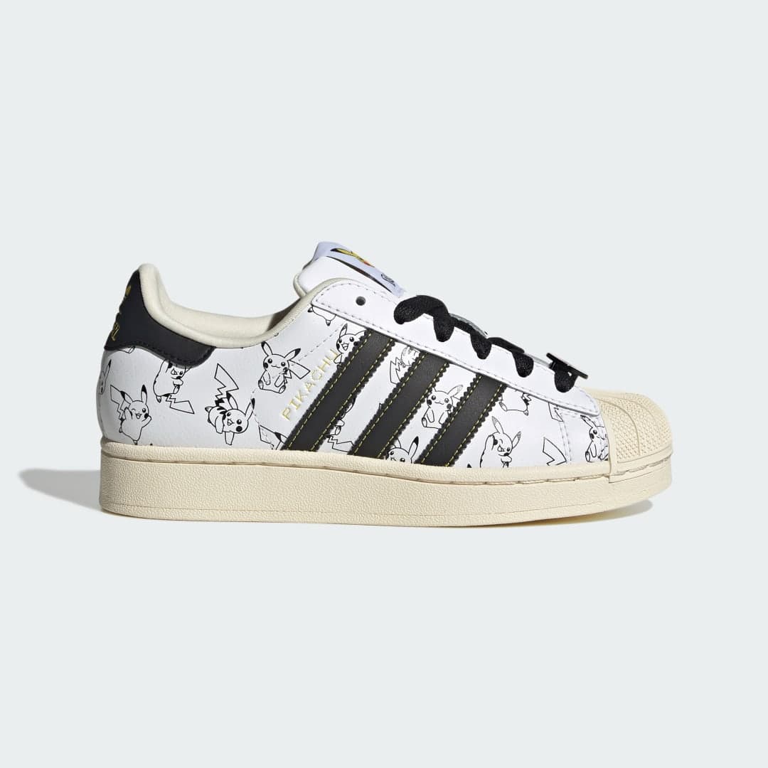 adidas Pokémon Superstar II Infantil Branco