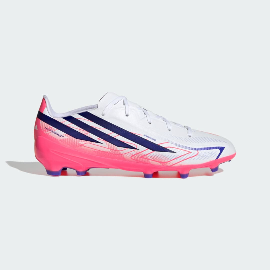adidas F50 Hyperfast League Campo Infantil Branco