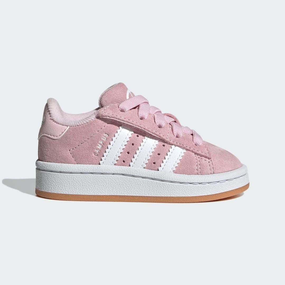 adidas Fecho de Conforto e Elásticos Campus 00s Infantil Rosa