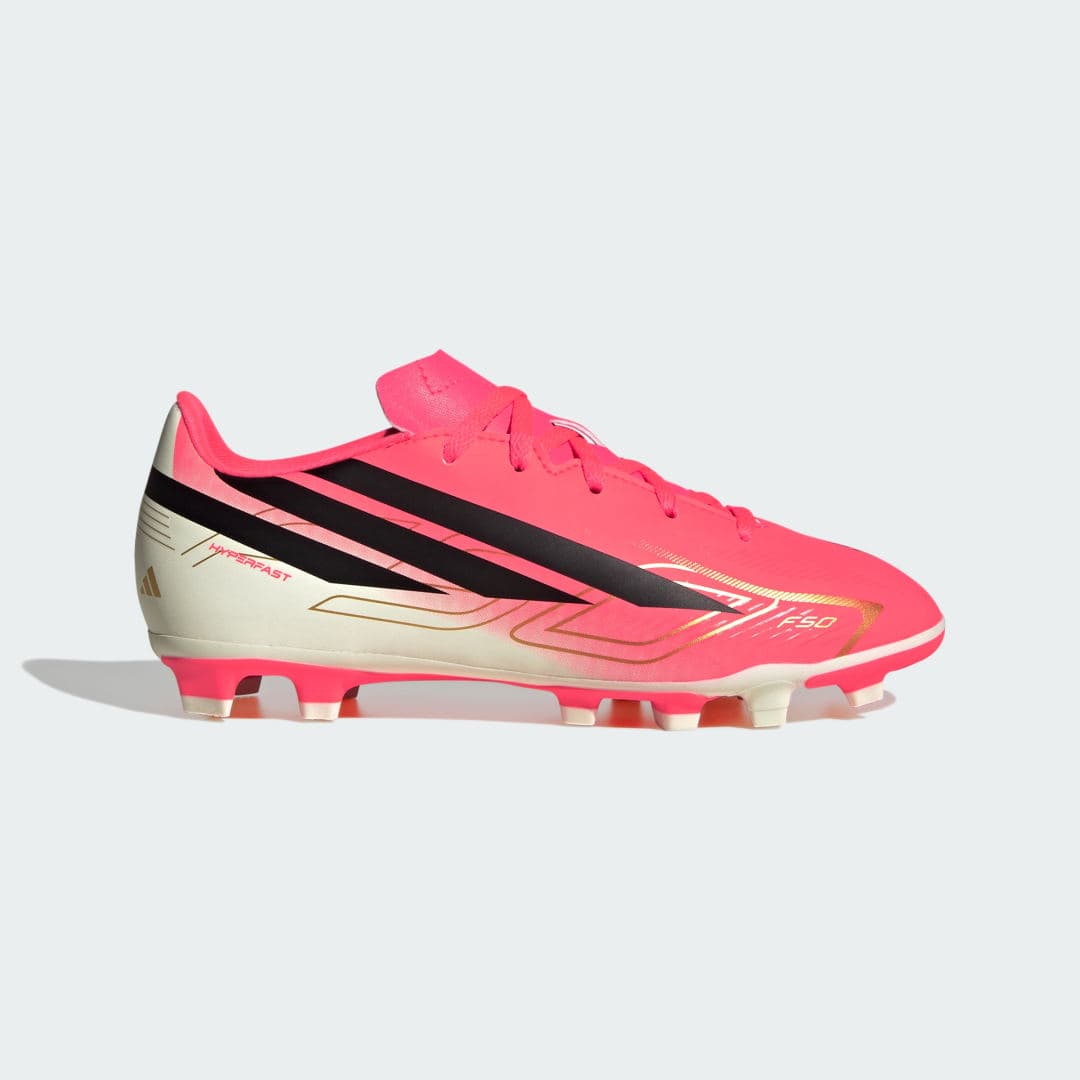 adidas F50 Hyperfast Club Campo Infantil Rosa