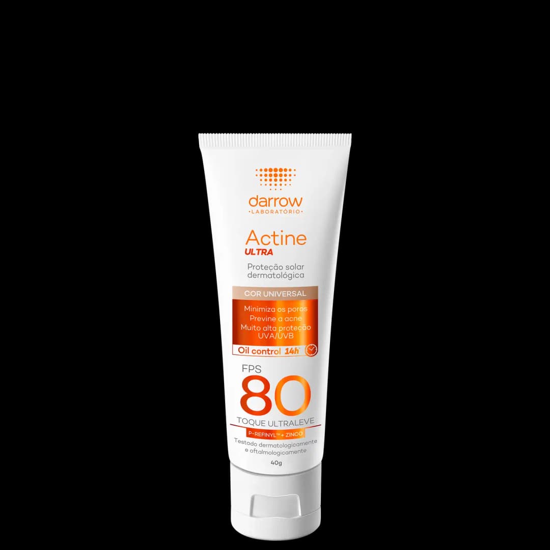 Darrow Actine Ultra FPS80 Universal - Protetor Solar com Cor 40g