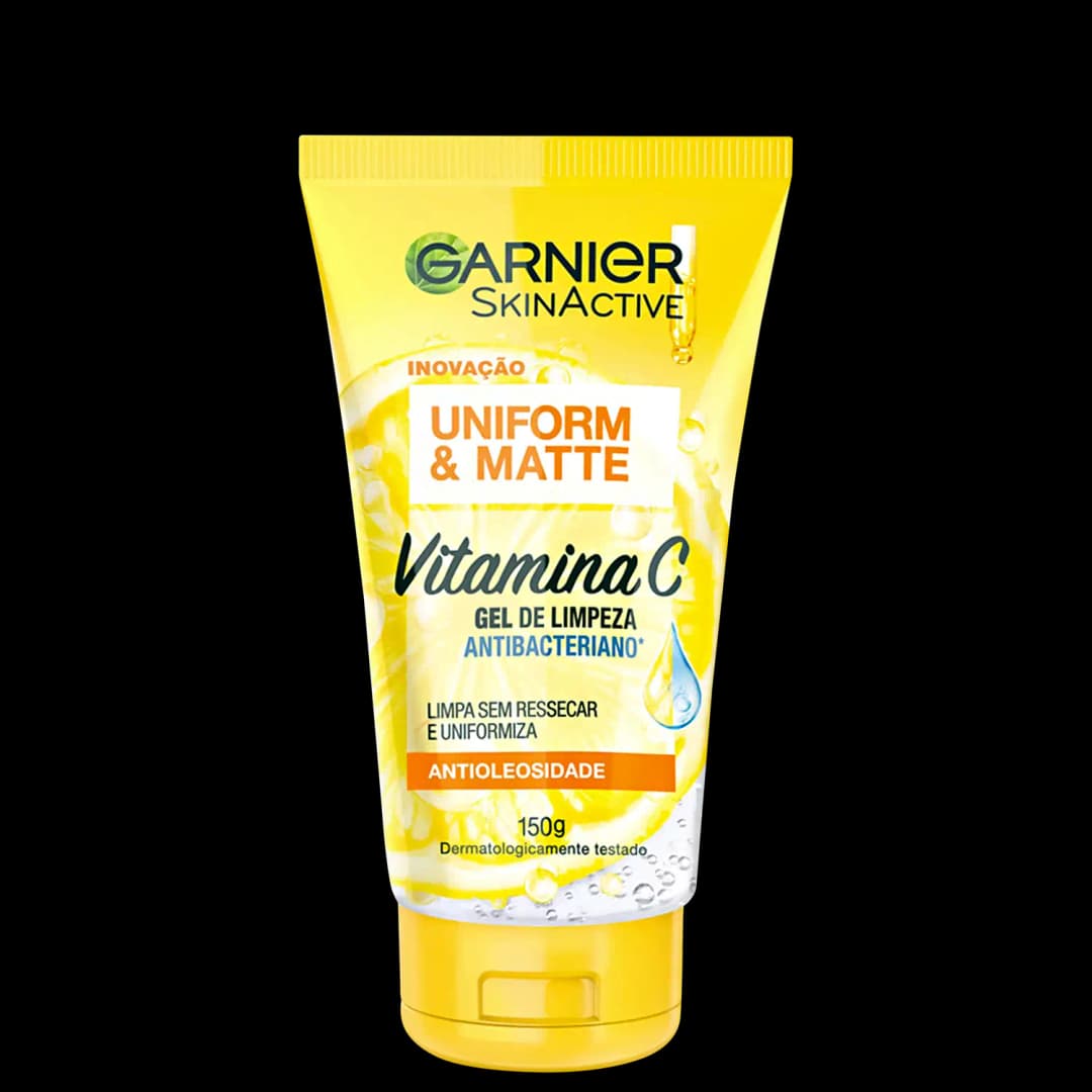 Garnier SkinActive Uniform & Matte - Gel de Limpeza Facial Antibacteriano 150ml