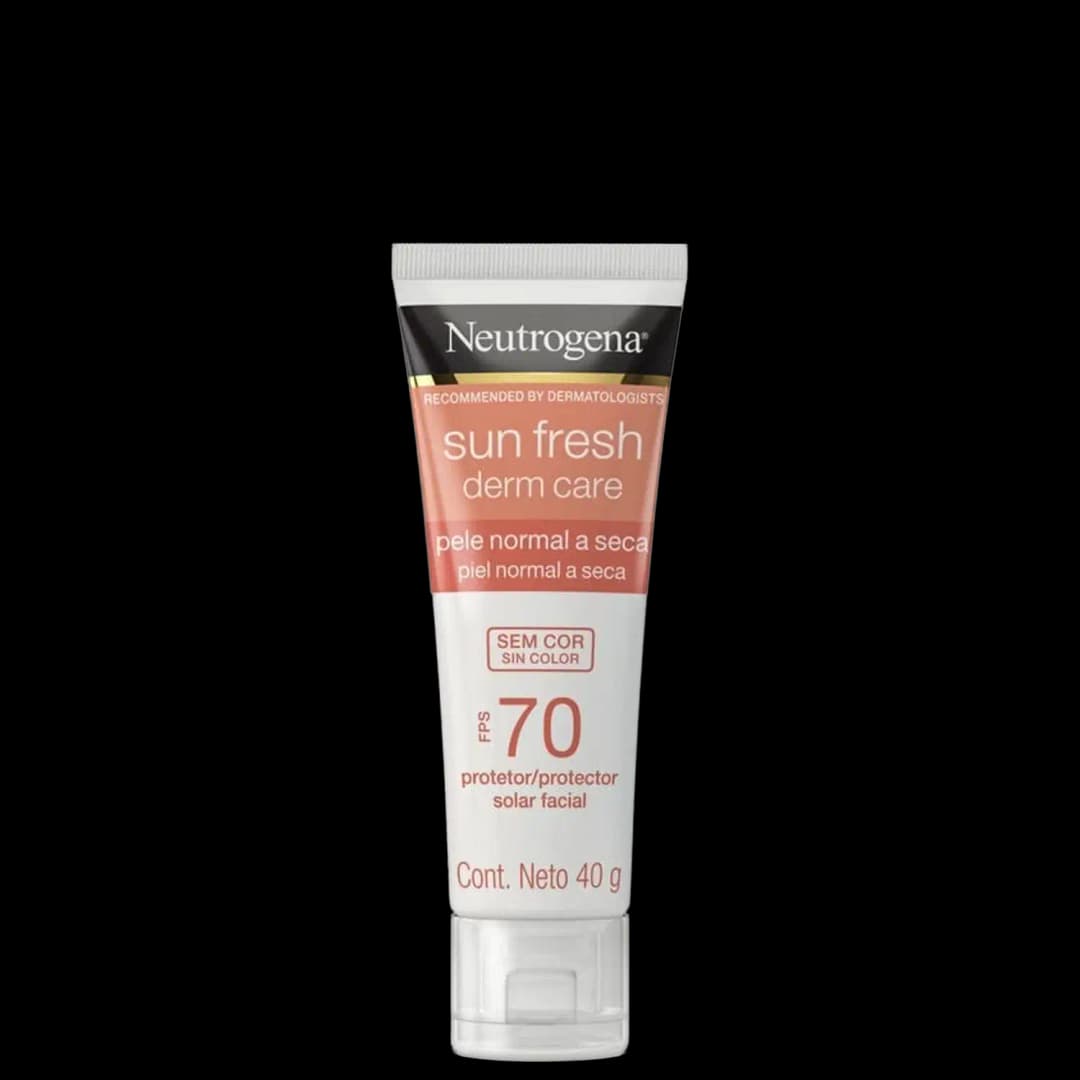 Neutrogena Sun Fresh Derm Care FPS70 sem Cor - Protetor Solar Facial 40g