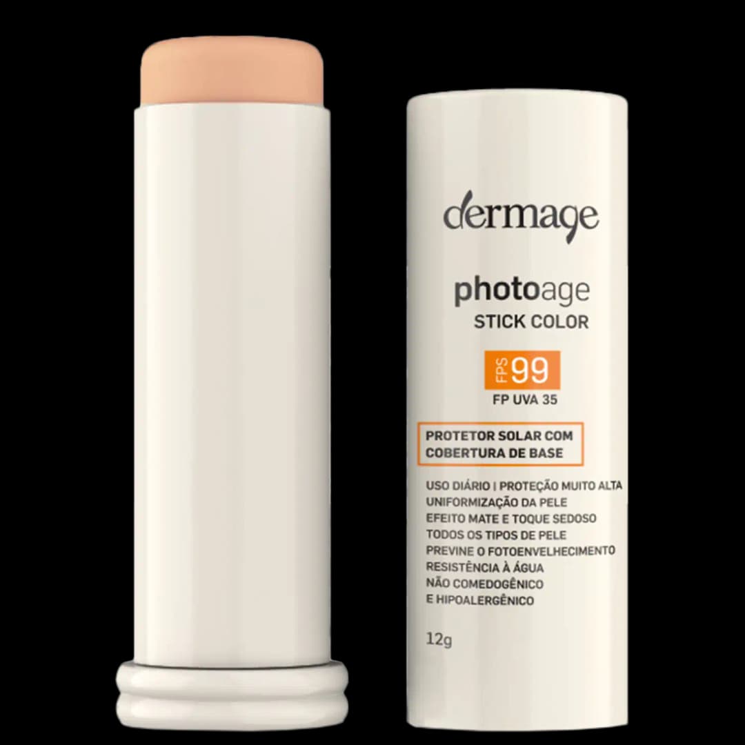 Dermage Photoage Stick FPS 99 Cor B Claro - Protetor Solar com Cor 12g