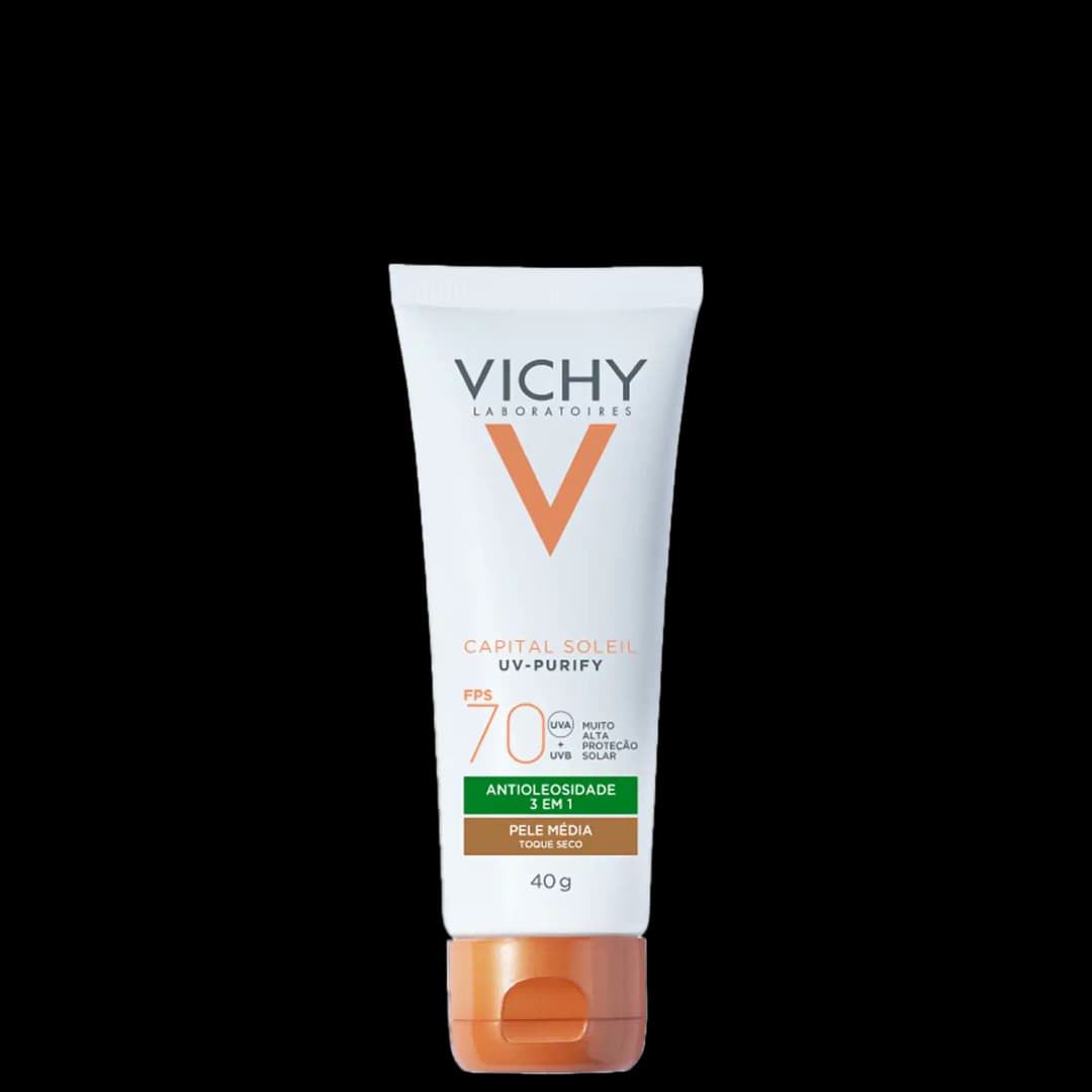 Protetor Solar Capital Soleil Vichy Uv-Purify Fps70 Pele Média 40g