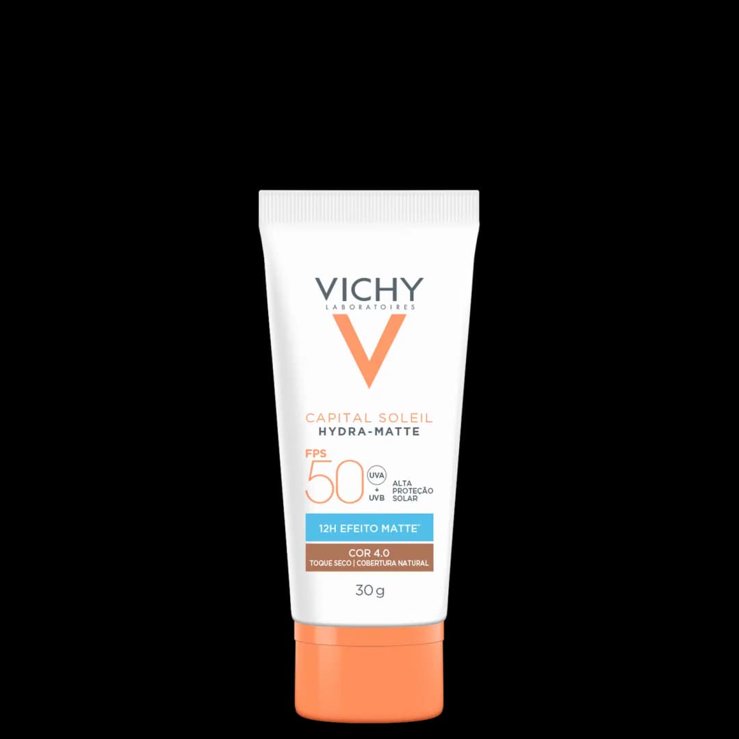 Vichy Capital Soileil Hydra-Matte FPS50 4.0 - Protetor Solar Facial com Cor 30g
