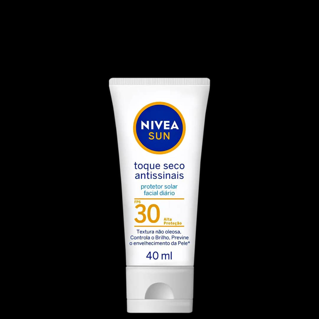 NIVEA Sun Toque Seco Antissinais FPS 30 - Protetor Solar Facial 40ml