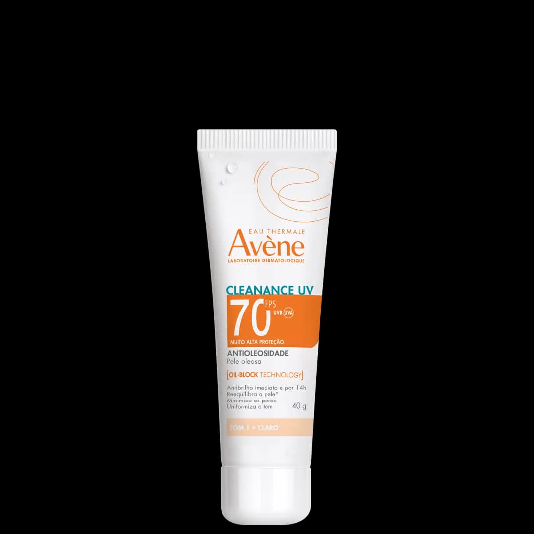 Avène Cleanance UV FPS70 Tom 1 Claro - Protetor Solar Facial 40g