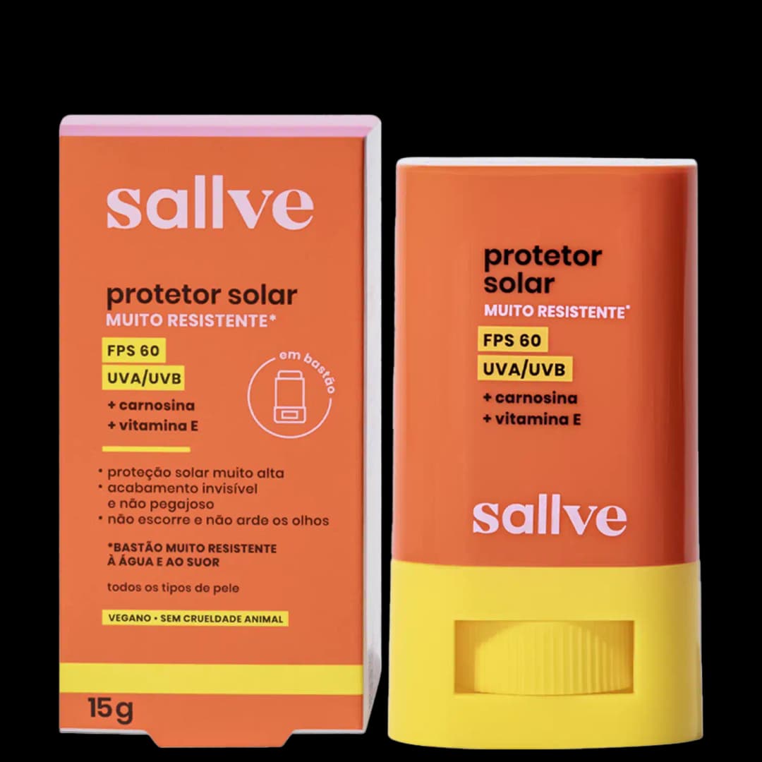 Sallve FPS60 - Protetor Solar Bastão 15g