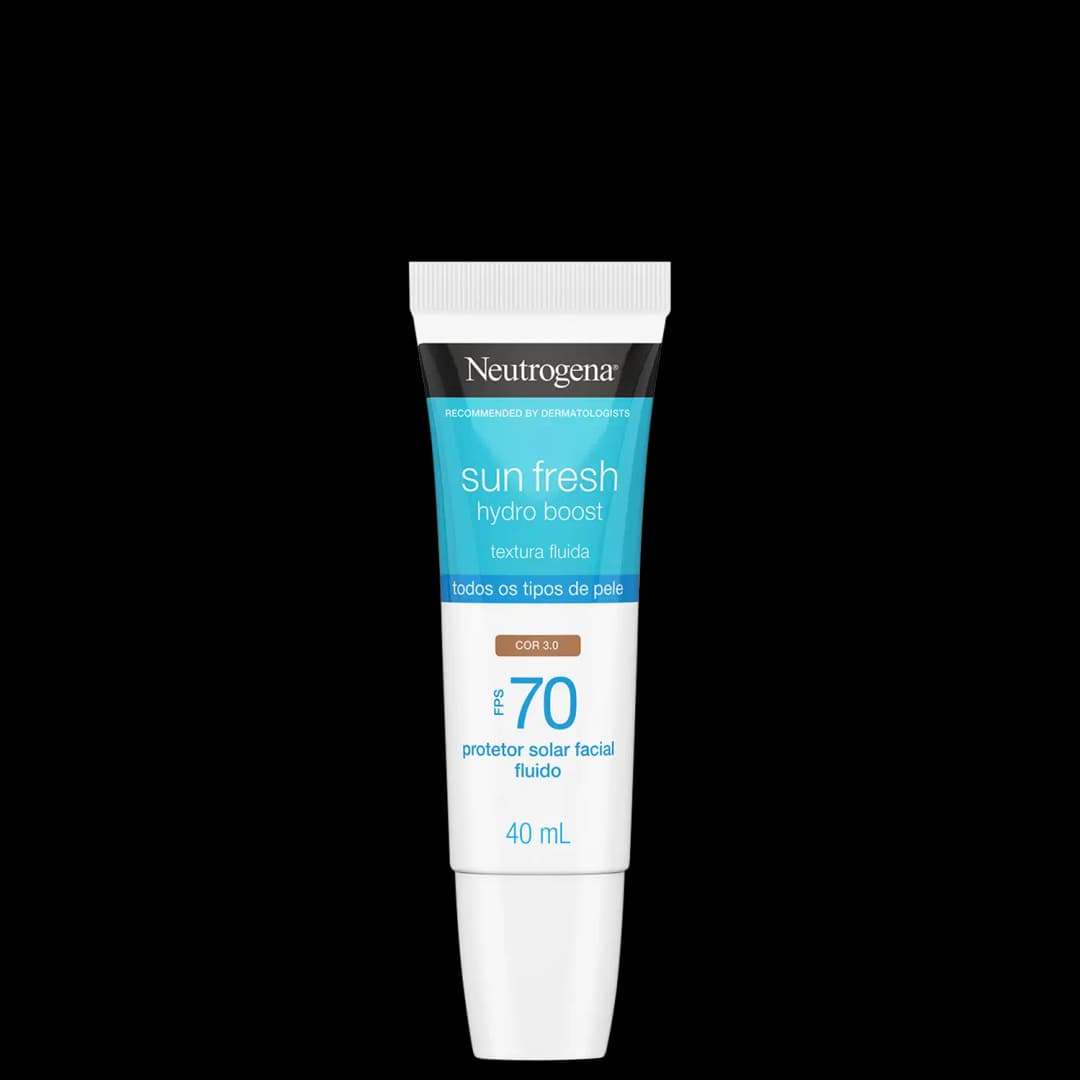 Neutrogena Sun Fresh Hydro Boost FPS70 Cor 3.0 - Protetor Solar Facial com Cor 40ml