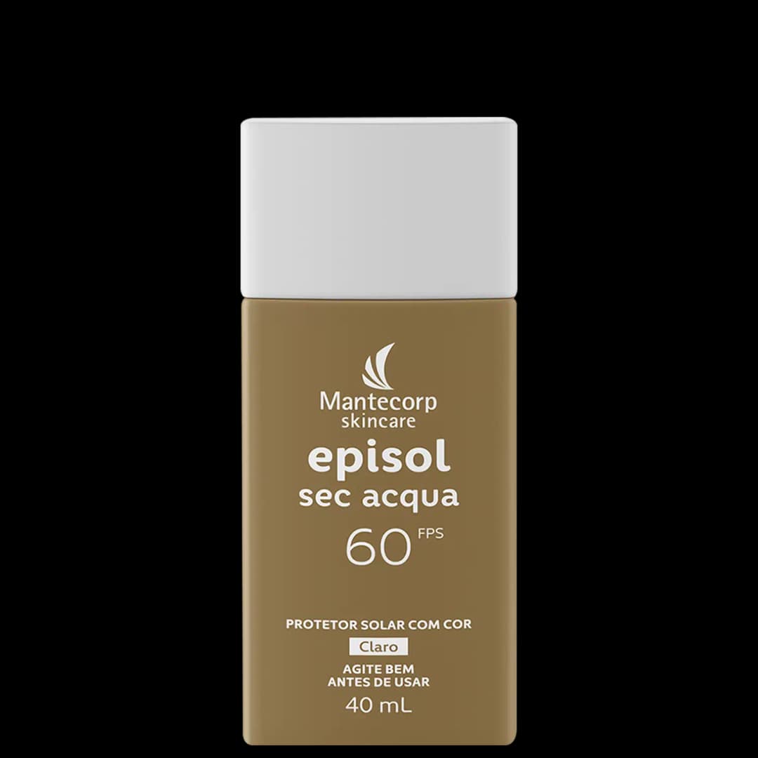 Mantecorp Episol Sec Acqua FPS60 Claro - Protetor Solar Facial com Cor 40ml