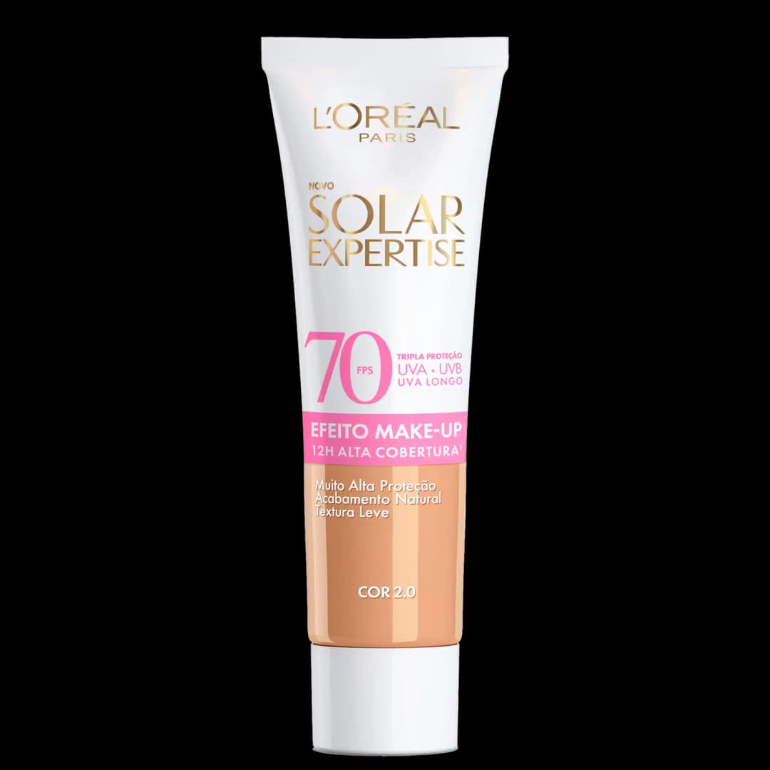 L'Oréal Paris Solar Expertise Efeito Makeup FPS70 Cor 2.0 - Protetor Solar com Cor 30g