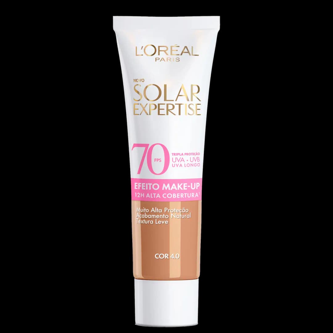 L'Oréal Paris Solar Expertise Efeito Makeup FPS70 Cor 4.0 - Protetor Solar com Cor 30g