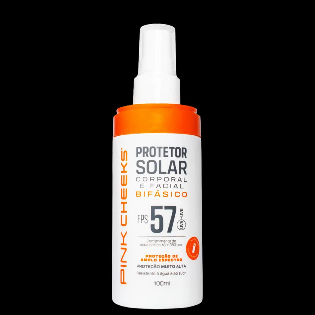 Pink Cheeks FPS 57 FPUVA 30 - Protetor Solar Bifásico 100ml