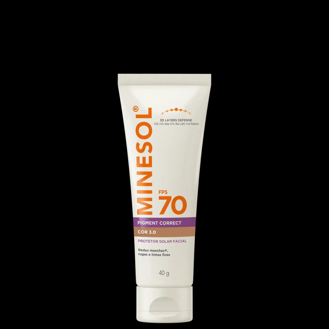 NeoStrata MINESOL® Pigment Correct FPS 70 Cor 3.0 - Protetor Solar Facial Com Cor 40g