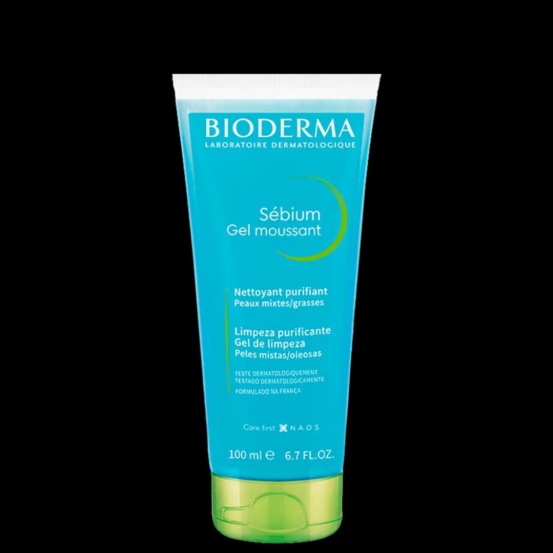 Bioderma Sébium Gel Moussant - Gel de Limpeza Antioleosidade de Alta Tolerância 100ml