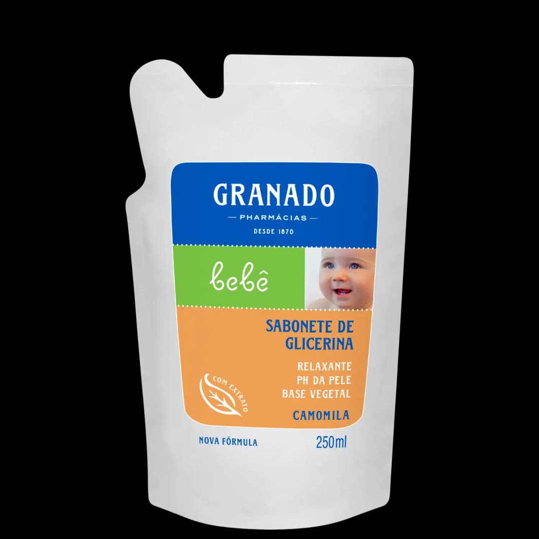 Granado Bebê Glicerina Camomila - Sabonete Líquido Refil 250ml