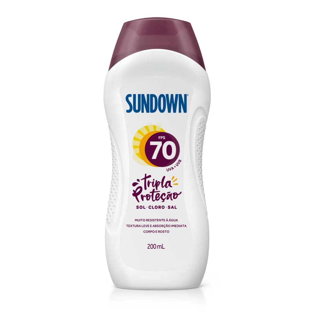 Sundown Praia e Piscina FPS 70 - Protetor Solar 200ml