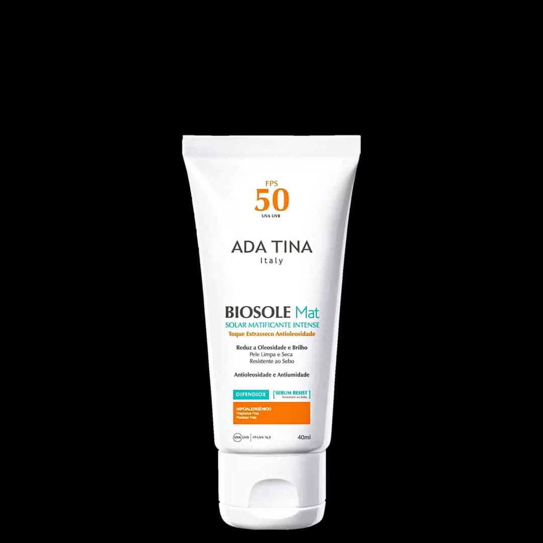 Ada Tina Biosole Mat FPS 50 - Protetor Solar 40ml