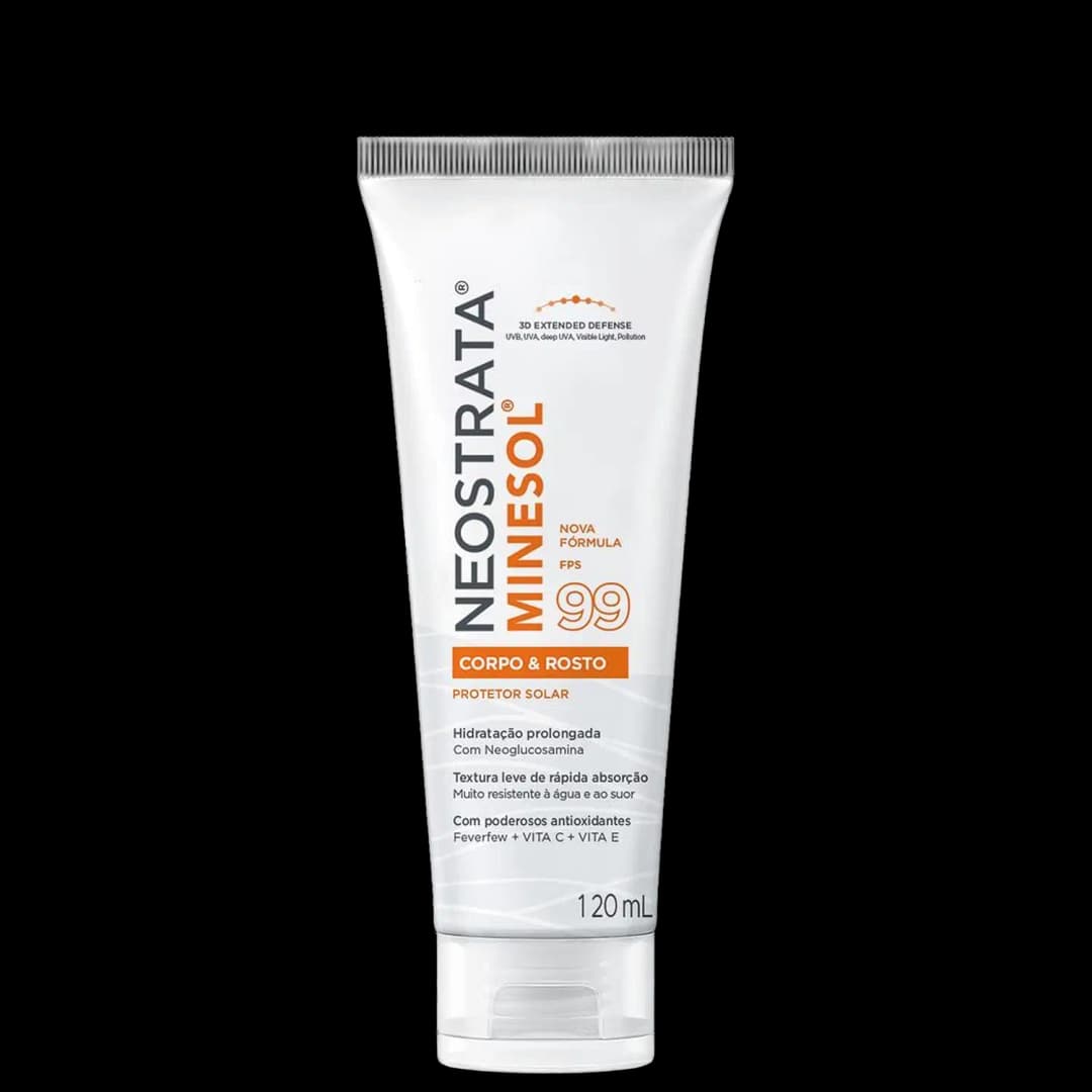 NeoStrata Minesol Corpo & Rosto Antioxidante FPS 99 - Protetor Solar Fluido Hidratante 120ml