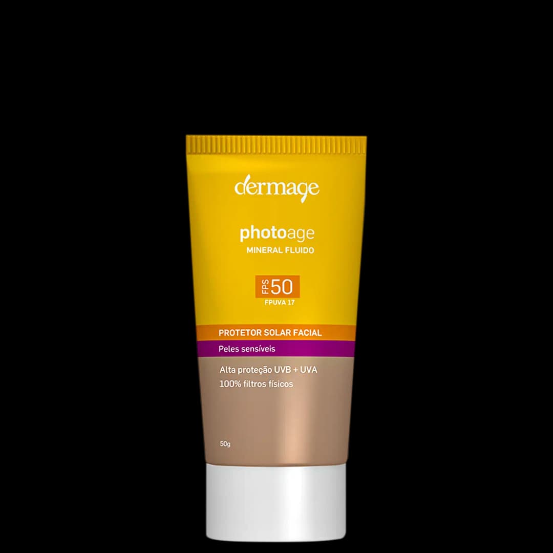 Dermage Photoage Mineral Color Fluid FPS50 - Protetor Solar Facial 50ml