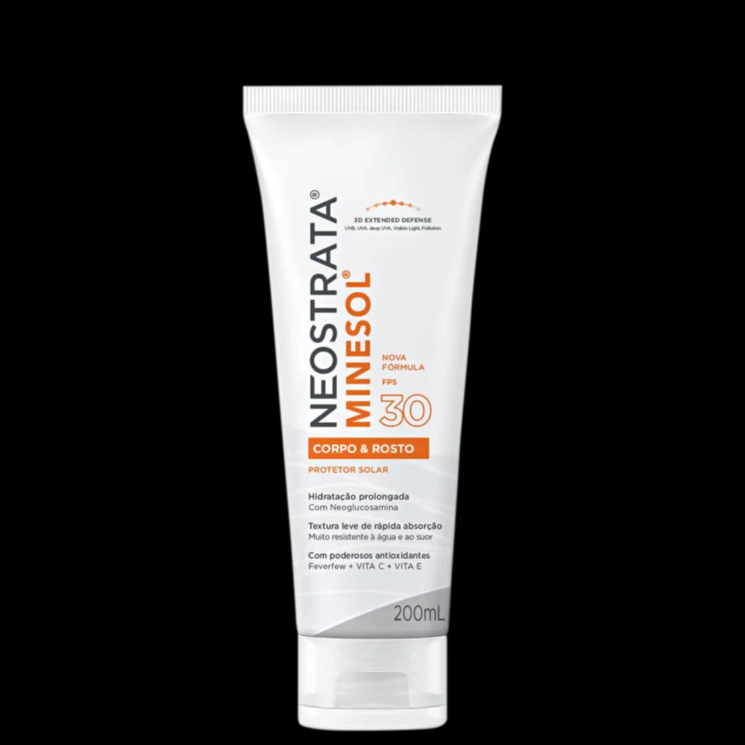 NeoStrata Minesol Rosto & Corpo FPS30 - Protetor Solar Fluido Hidratante 200ml