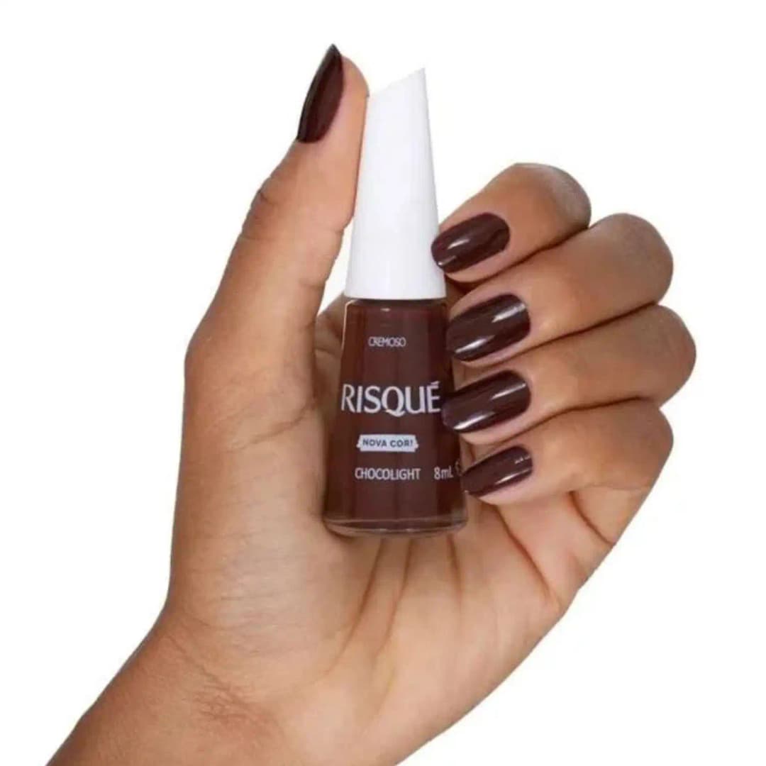 Esmalte Risqué Cremoso Chocolight 8ml