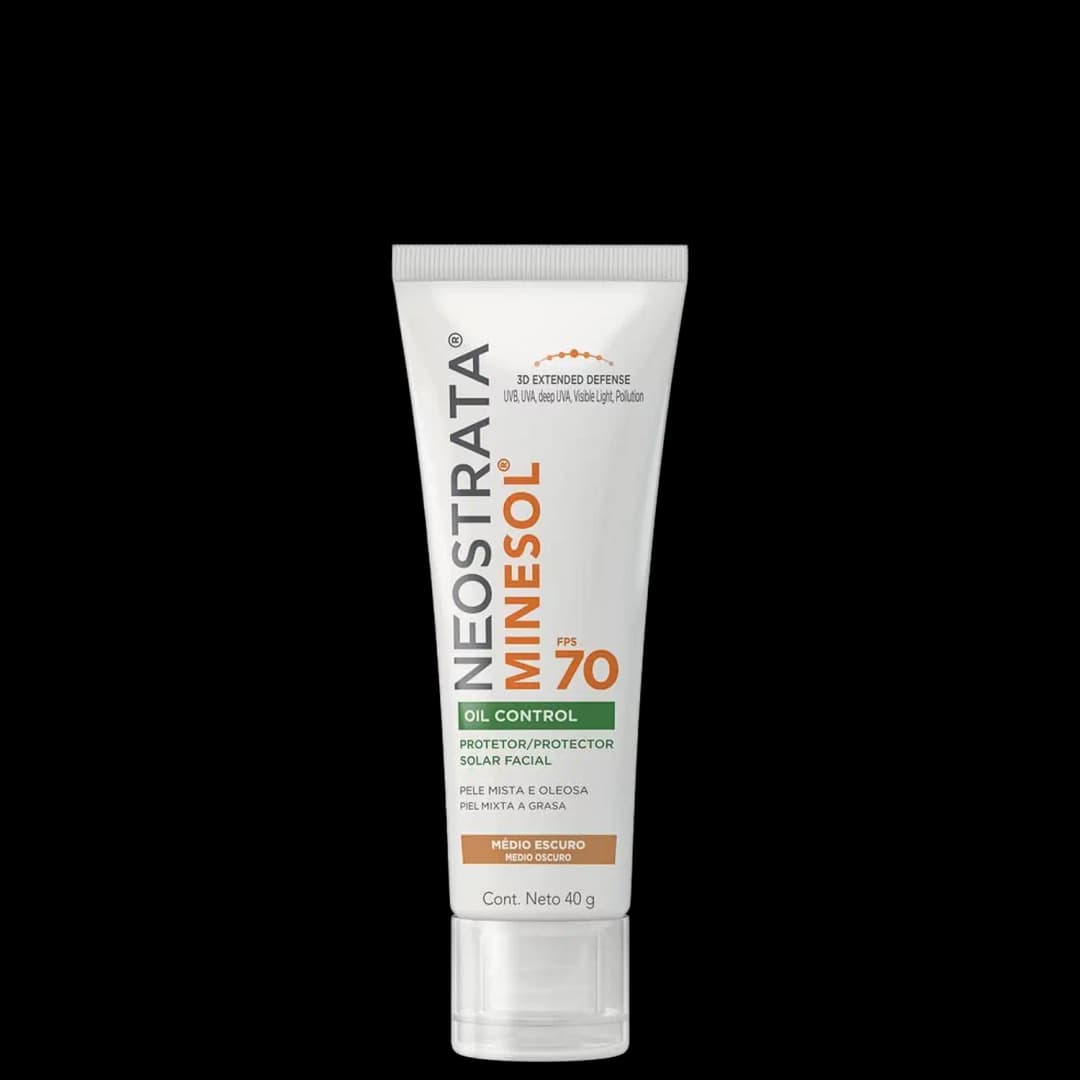 NeoStrata Minesol Oil Control FPS 70 Pele Morena Mais - Protetor Solar com Cor 40g