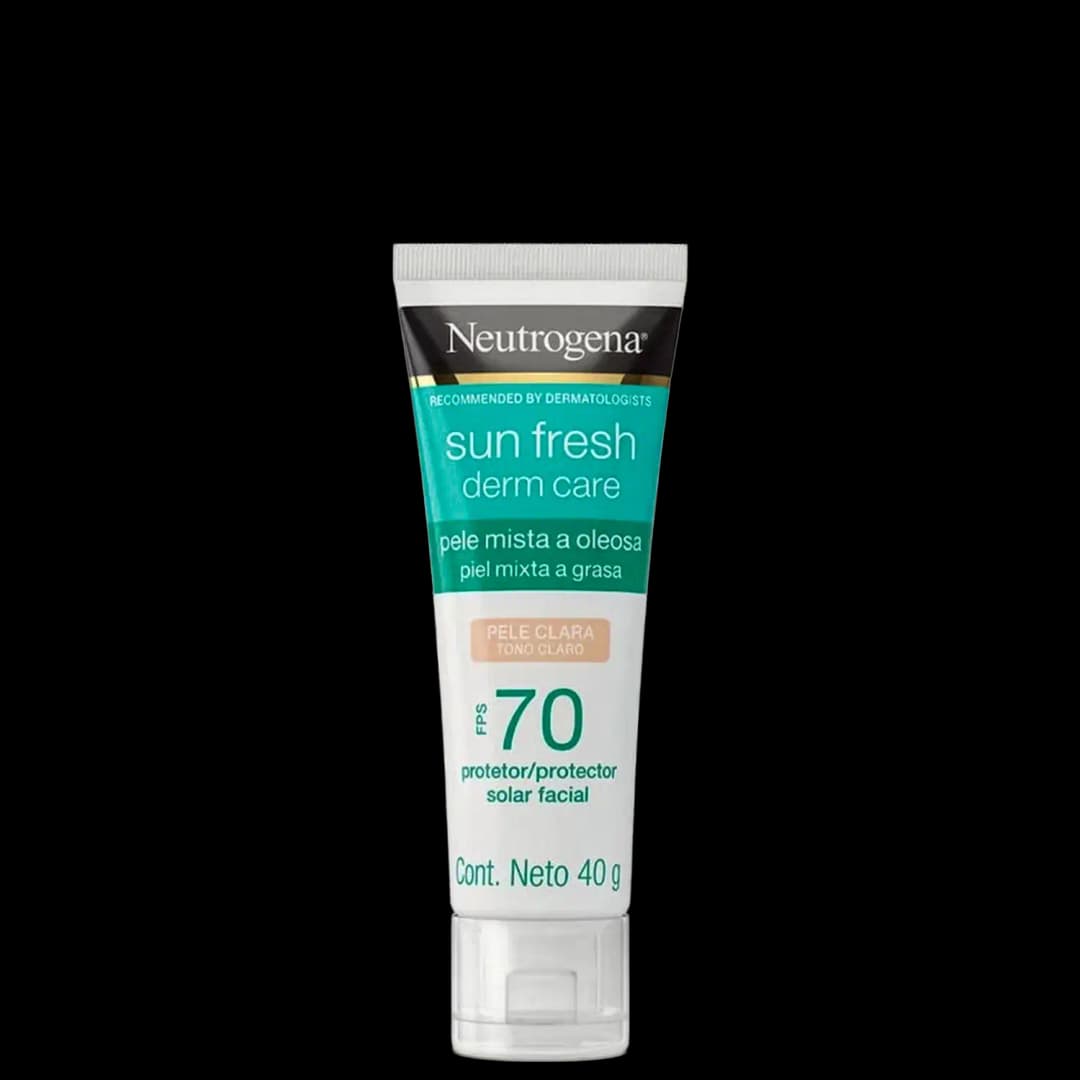 Neutrogena Sun Fresh Derm Care FPS 70 Pele Clara - Protetor Solar Facial 40g