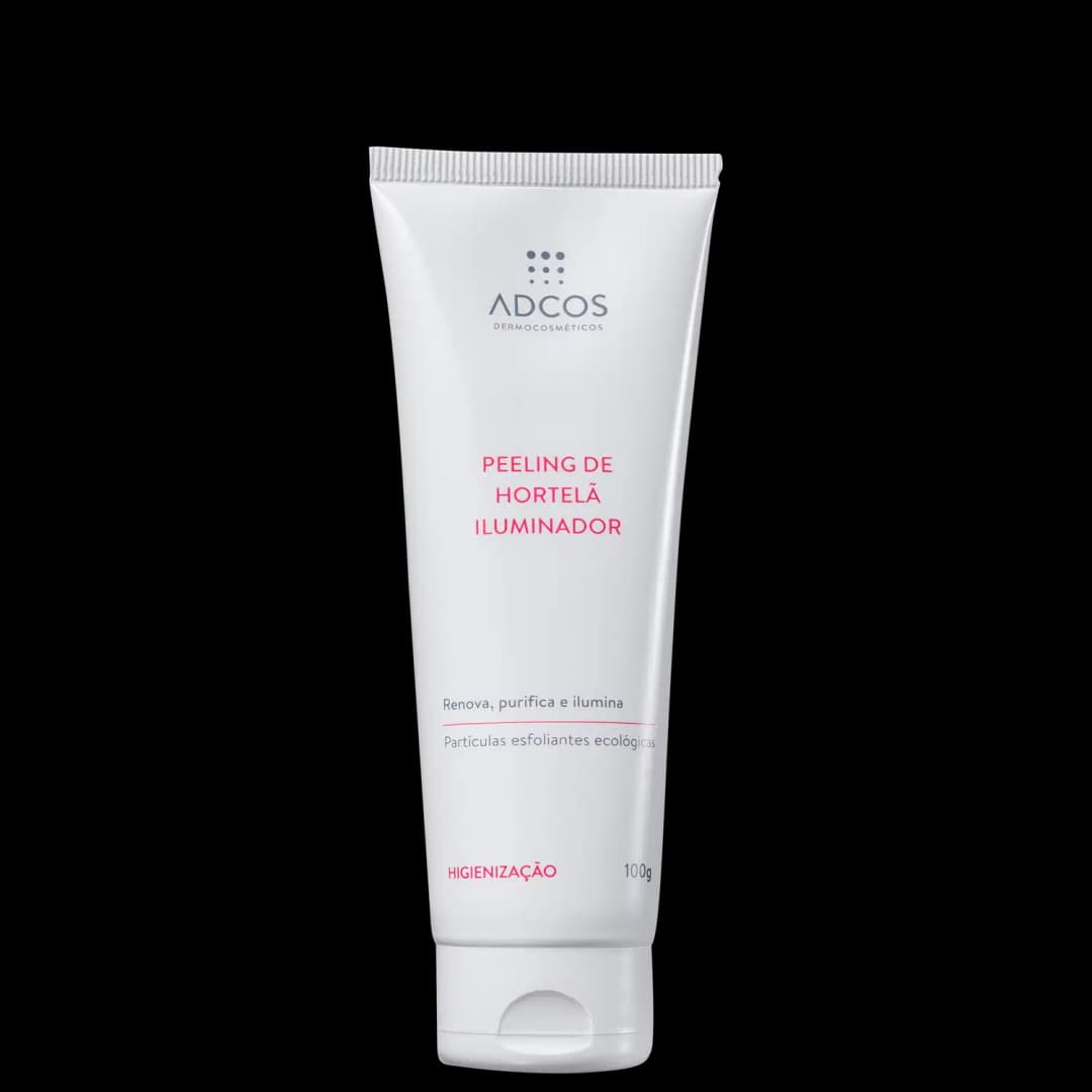Adcos Clean Solution Peeling de Hortelã Iluminador - Esfoliante Facial 100g