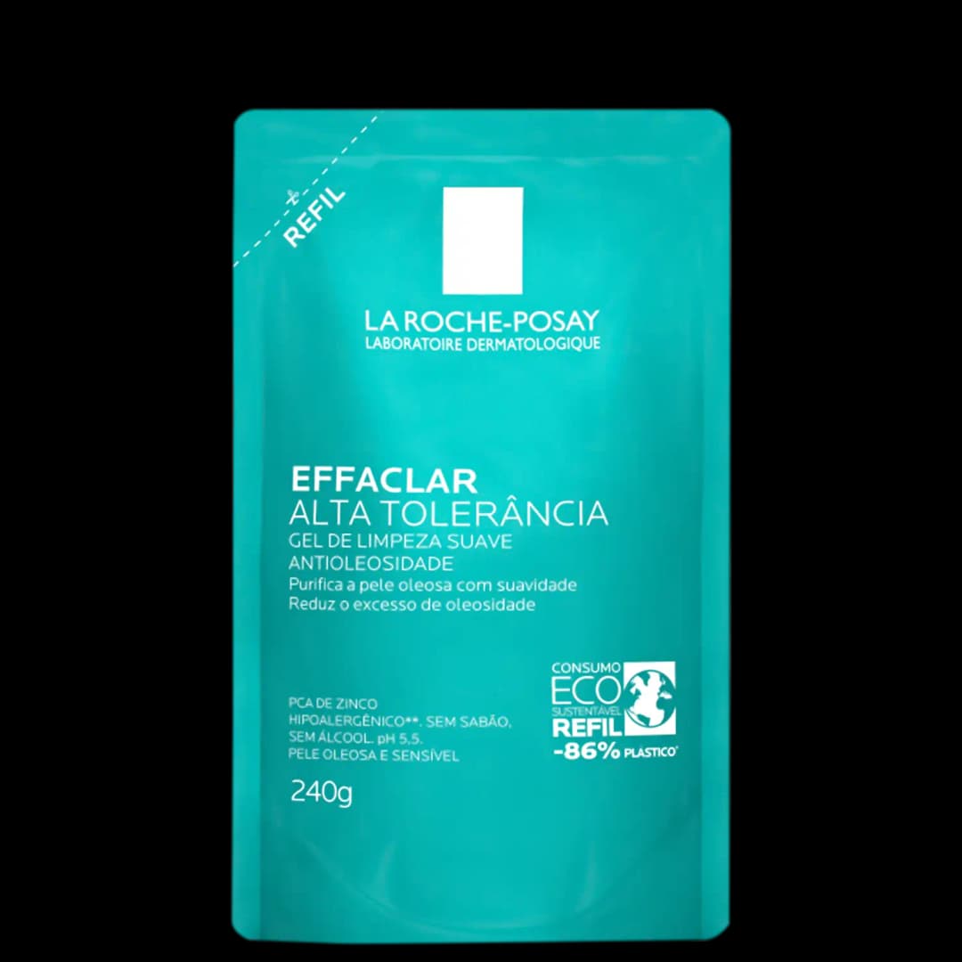 La Roche-Posay Effaclar Alta Tolerância Refil - Gel de Limpeza Facial 240g
