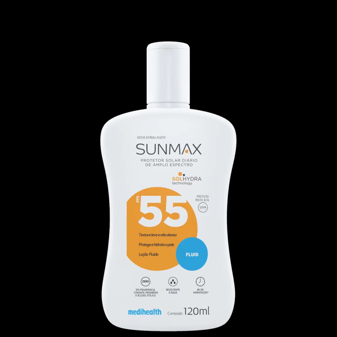 Sunmax Fluid FPS 55 - Protetor Solar 120ml