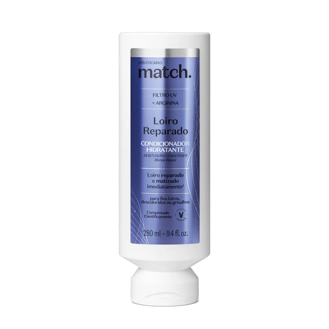 Condicionador Hidratante Match Loiro Reparado