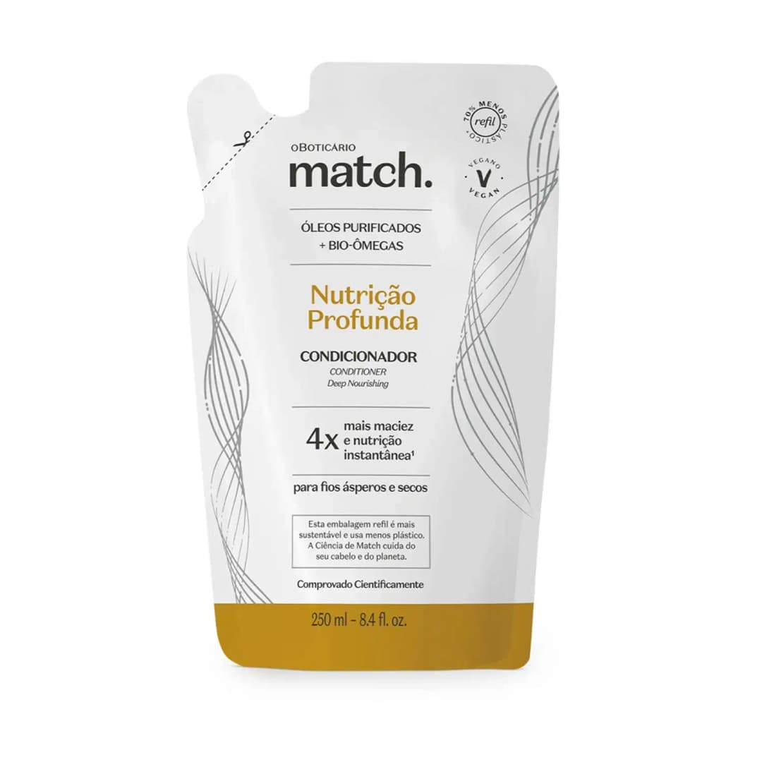 Condicionador Refil Match Nutrição Profunda