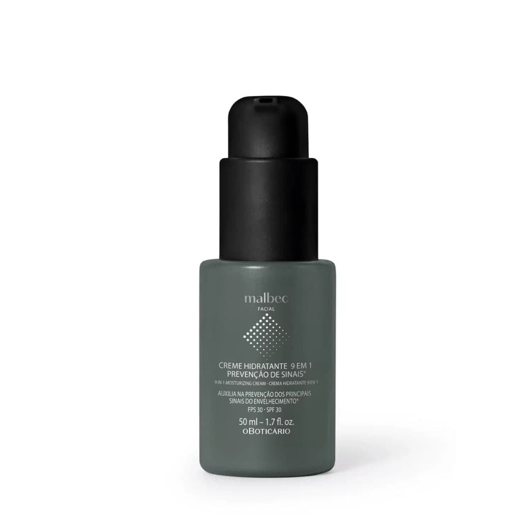 O Boticário 9 em 1 Malbec Creme Hidratante Facial