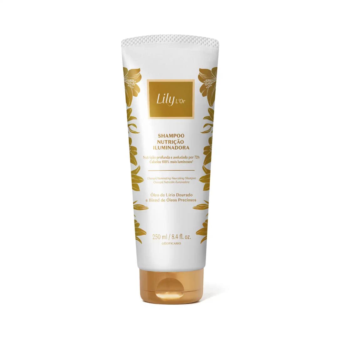 Shampoo Nutrição Iluminadora Lily L’Or