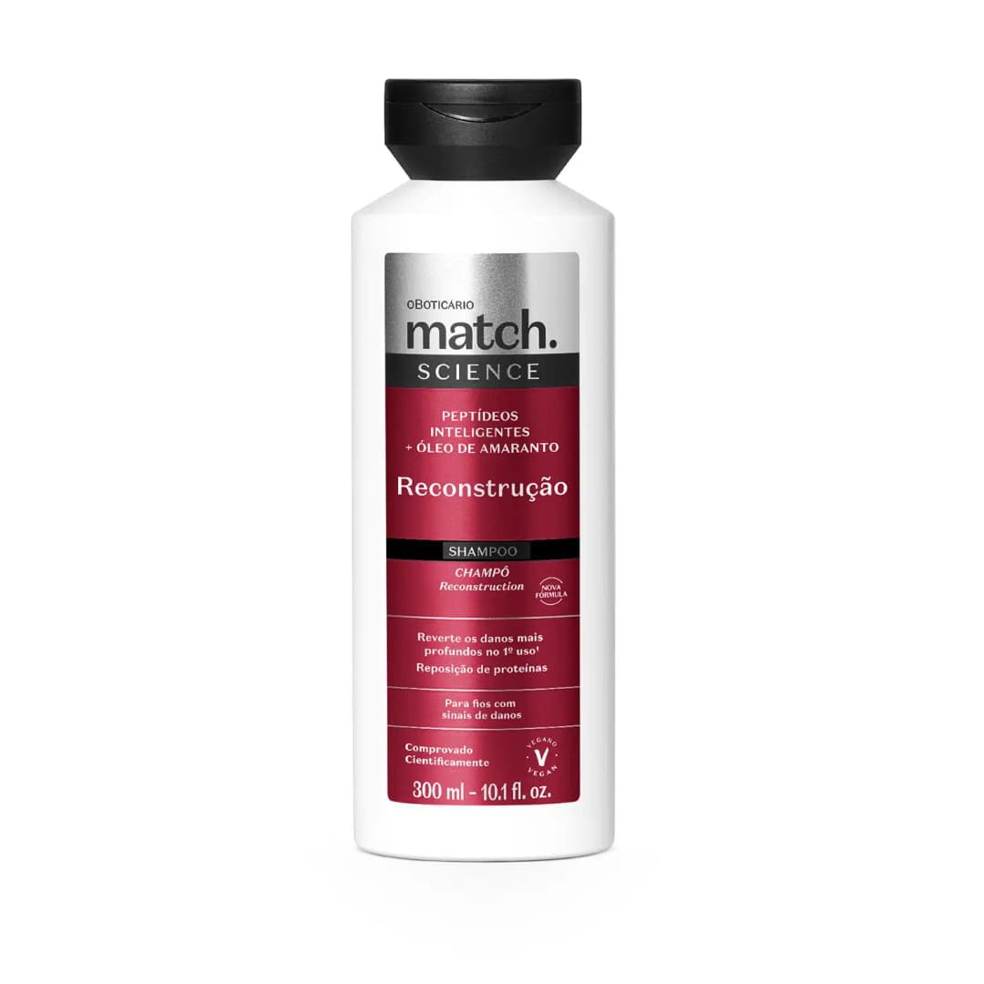 Shampoo Match Science Reconstrução