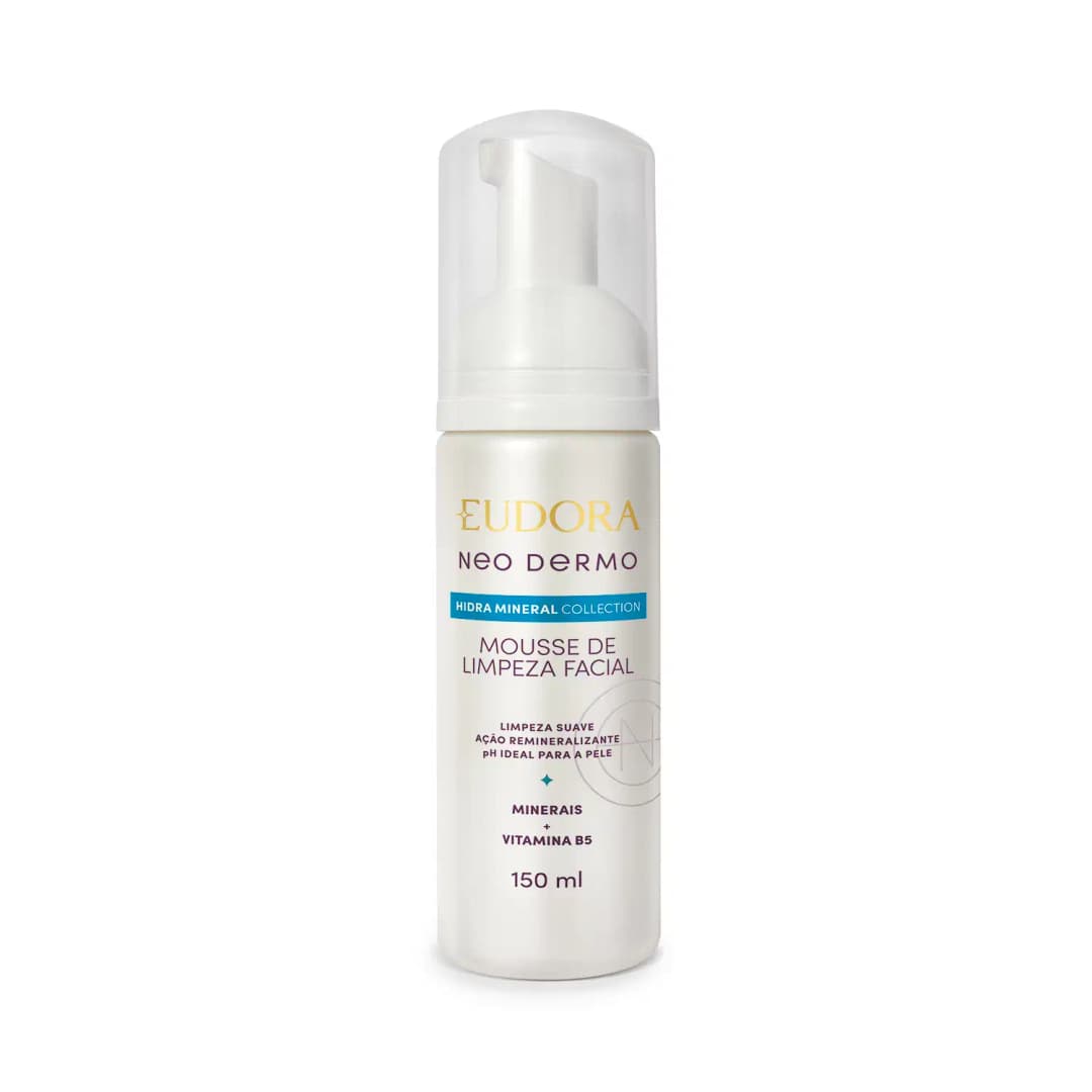 Eudora Neo Dermo Hidra Mineral Collection Espuma de Limpeza