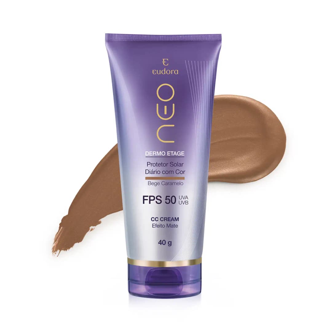 Eudora CC Cream Caramelo FPS 50 com Cor