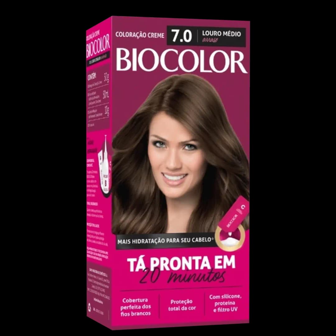 Biocolor 7.0 Louro Médio - Coloração Permanente