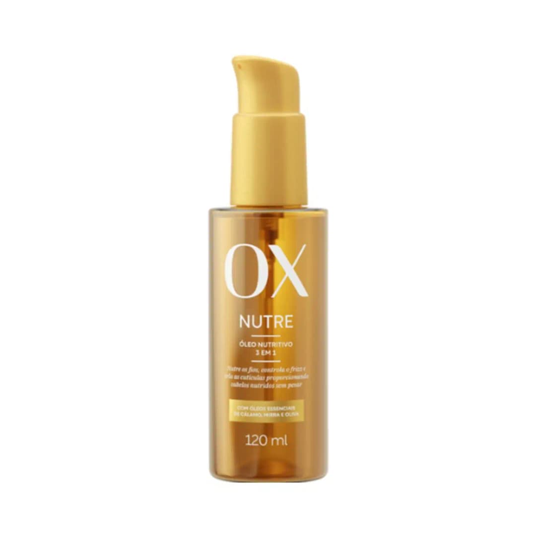 Óleo Nutritivo 3 Em 1 Ox Nutre 120ml Reparador De Pontas