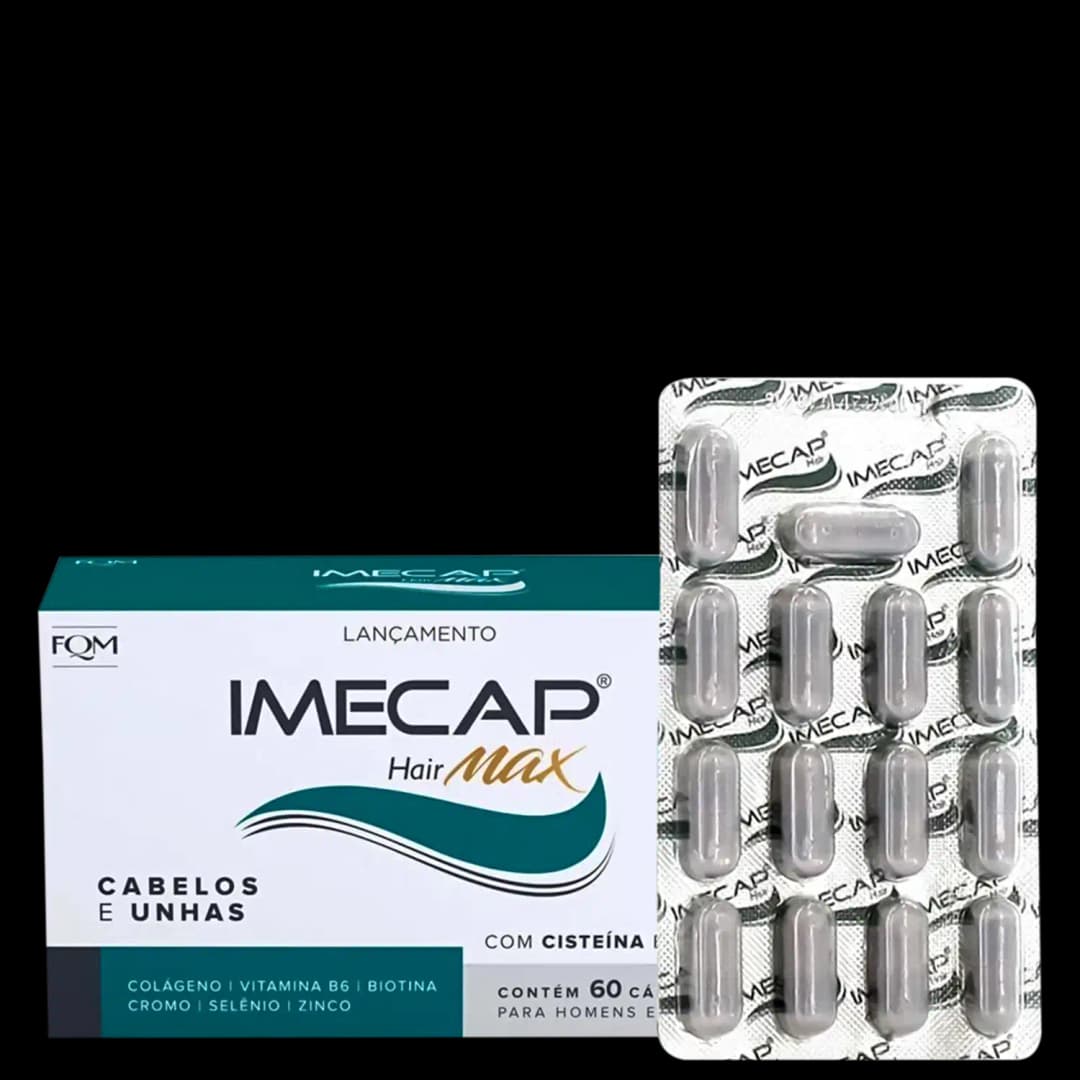 FQM Imecap Hair Max - Suplemento para Tratamento Capilar (60 Cápsulas)
