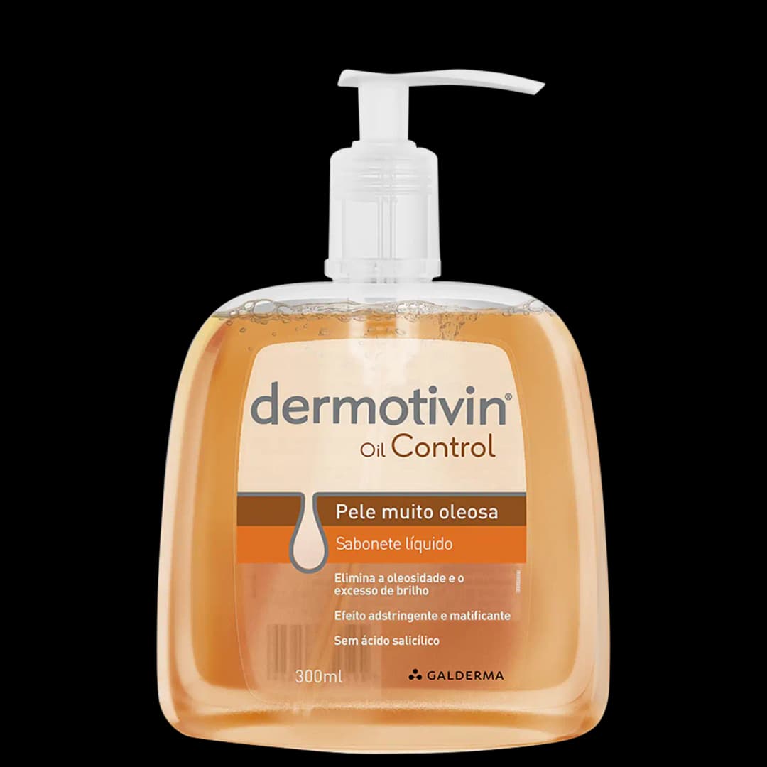 Dermotivin Oil Control Pele Oleosa - Sabonete Líquido Facial 300ml