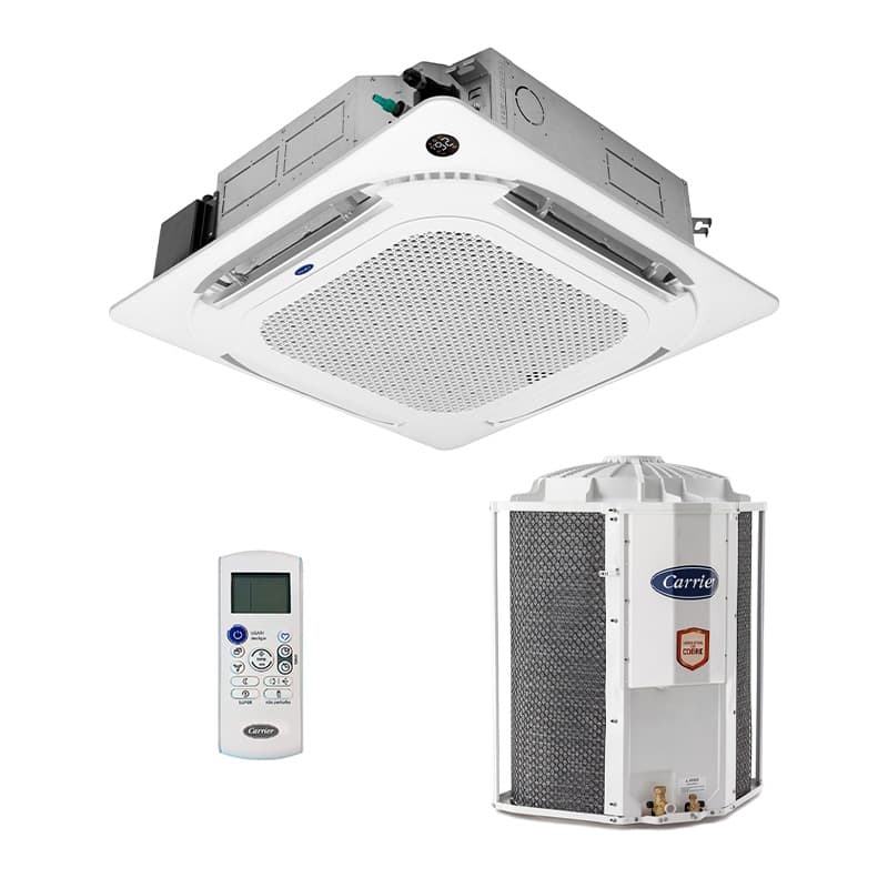 Ar Condicionado Split Cassete On/off Carrier 46000 Btus Frio 220V Trifásico 40KWQX48C5