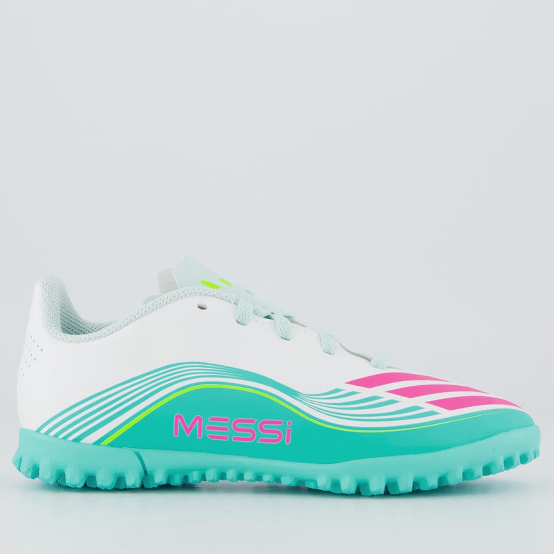 adidas F50 Messi Club Society Infantil Branco